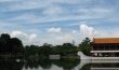 Chinese Building By The Lake