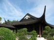 Chinese building against blue sky