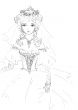 Beautiful bride sketch