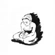 Girl with rabbit