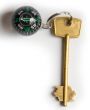 Key with a compass