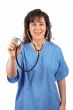 Female doctor with stethoscope