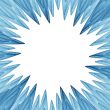 blue petals frame