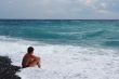 Boy looking at sea