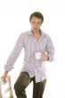 young  man with tea cup