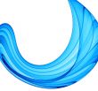 abstract blue wave