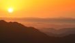Dawn in mountains