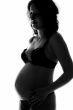 Pregnant in the studio