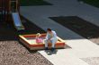 At the children`s playground