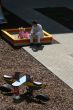 At the children`s playground