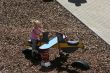 At the children`s playground