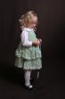 cute little angel in green dress