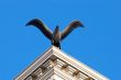 a bird statue