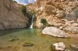Falls in desert.