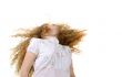 flying hair