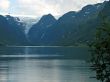 landscape with a glacier