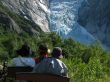 Three hats and glacier
