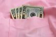 Money on pocket