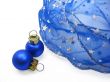 Blue christmas ornaments