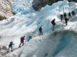 Storm of a glacier