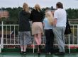 people on the deck