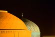 Domes of mosque in the night, Yazd, Iran