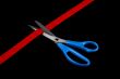 Scissors and red