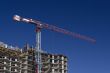 Construction with crane