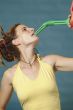 woman drinks of jerry can