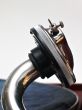 metal horn of retro record player