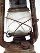 old rusty lamp