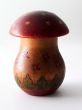 wooden toy mushroom