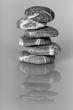 Cairn of balanced stones