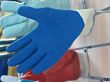 blue hand