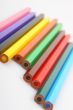 Color pencils in a row