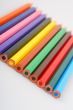 Color pencils in a row