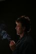 man with cigarette