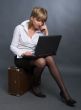 lady in business trip