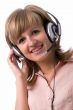 beautiful smiling customer support