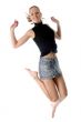 jumping girl