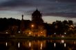Night in country estate Ostankino