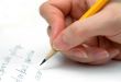 writing hand