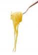 Pasta on fork