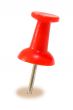 Red Push Pin