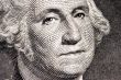 George Washington close up from one dollar bill