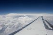 Flying above the storm