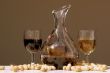  	glass and bottle of wine