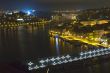 evening river city