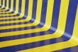blue and yellow diagonal