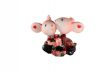 Valentine`s mice on white
